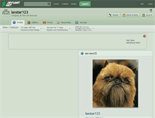 Tablet Screenshot of laxstar123.deviantart.com