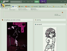 Tablet Screenshot of lyphesis.deviantart.com