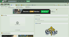 Desktop Screenshot of knightedge.deviantart.com
