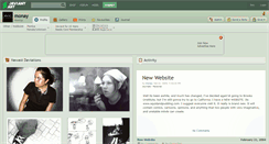 Desktop Screenshot of monay.deviantart.com