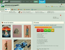 Tablet Screenshot of animelovesmanga801.deviantart.com