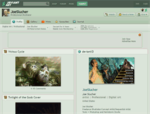Tablet Screenshot of joeslucher.deviantart.com