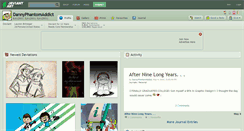 Desktop Screenshot of dannyphantomaddict.deviantart.com