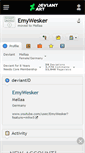 Mobile Screenshot of emywesker.deviantart.com