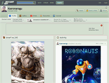 Tablet Screenshot of kseronarogu.deviantart.com