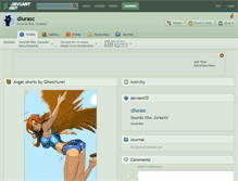 Tablet Screenshot of diurasc.deviantart.com