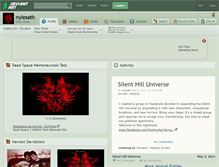 Tablet Screenshot of nylesath.deviantart.com