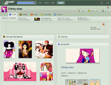 Tablet Screenshot of chinky-chan.deviantart.com