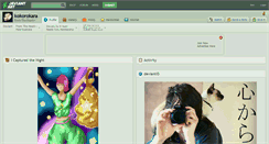 Desktop Screenshot of kokorokara.deviantart.com