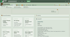 Desktop Screenshot of onimonkey.deviantart.com