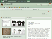 Tablet Screenshot of nicktoondude05.deviantart.com