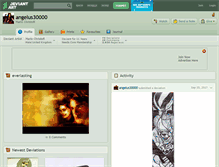 Tablet Screenshot of angelus30000.deviantart.com