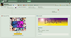 Desktop Screenshot of dzrkarts.deviantart.com