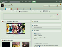 Tablet Screenshot of futuresasuke.deviantart.com