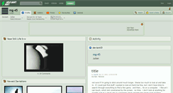 Desktop Screenshot of mg-45.deviantart.com