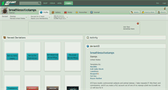 Desktop Screenshot of breathlessxxxstamps.deviantart.com
