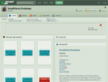 Tablet Screenshot of breathlessxxxstamps.deviantart.com