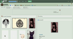 Desktop Screenshot of carosio.deviantart.com