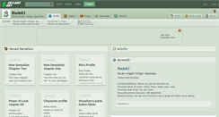 Desktop Screenshot of blade83.deviantart.com