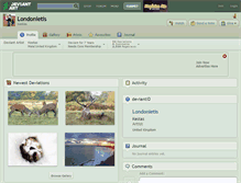 Tablet Screenshot of londonietis.deviantart.com