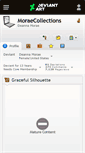 Mobile Screenshot of moraecollections.deviantart.com
