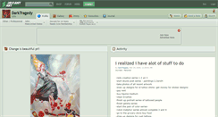 Desktop Screenshot of darktragedy.deviantart.com