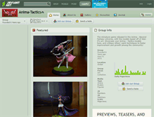 Tablet Screenshot of anima-tactics.deviantart.com