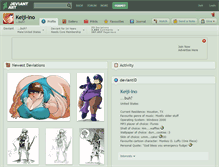 Tablet Screenshot of keiji-ino.deviantart.com