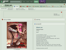 Tablet Screenshot of misato-san.deviantart.com