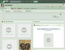 Tablet Screenshot of cravinmore.deviantart.com