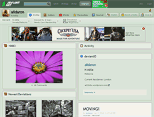 Tablet Screenshot of alidaron.deviantart.com