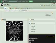 Tablet Screenshot of exo242.deviantart.com