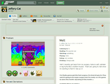 Tablet Screenshot of jeffery-cat.deviantart.com