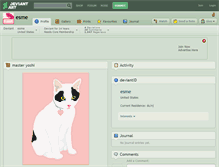 Tablet Screenshot of esme.deviantart.com