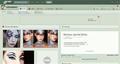 Desktop Screenshot of michelleem.deviantart.com