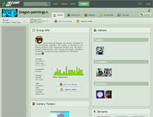 Tablet Screenshot of dragon-paintings.deviantart.com