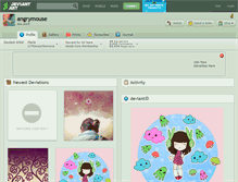 Tablet Screenshot of angrymouse.deviantart.com