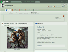 Tablet Screenshot of endless-ink.deviantart.com