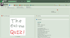 Desktop Screenshot of evil-rat.deviantart.com