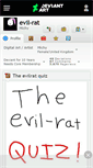 Mobile Screenshot of evil-rat.deviantart.com