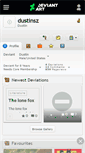 Mobile Screenshot of dustinsz.deviantart.com