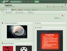 Tablet Screenshot of dragfindel.deviantart.com