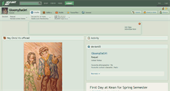 Desktop Screenshot of gloomydagirl.deviantart.com