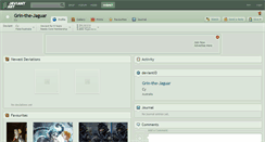 Desktop Screenshot of grin-the-jaguar.deviantart.com