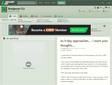 Tablet Screenshot of firedancer123.deviantart.com
