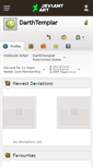 Mobile Screenshot of darthtemplar.deviantart.com