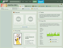 Tablet Screenshot of anarchy-club.deviantart.com