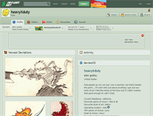 Tablet Screenshot of heavyxduty.deviantart.com