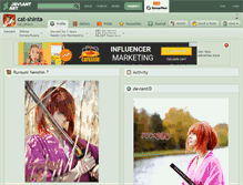 Tablet Screenshot of cat-shinta.deviantart.com