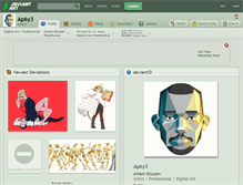 Tablet Screenshot of ap6y3.deviantart.com